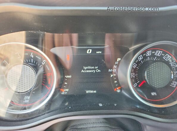 2C3CDZFJ3KH624867 2019 DODGE CHALLENGER White Widok tylnych siedzeń