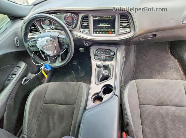 2C3CDZFJ3PH695459 2023 DODGE CHALLENGER Black Dashboard view