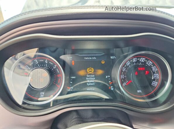2C3CDZFJ3PH695459 2023 DODGE CHALLENGER Black Instrument cluster view