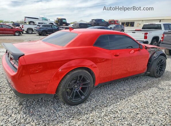 2C3CDZFJ4MH614271 2021 DODGE CHALLENGER Красный Задняя правая четверть