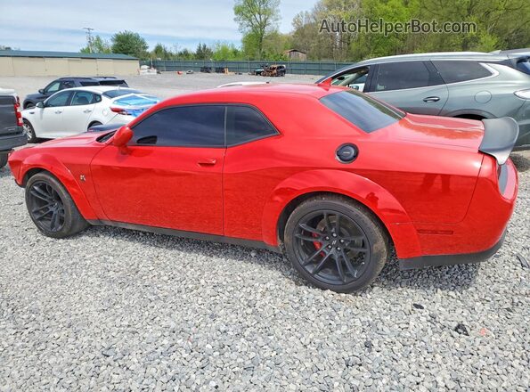 2C3CDZFJ4MH614271 2021 DODGE CHALLENGER Красный Задняя левая четверть