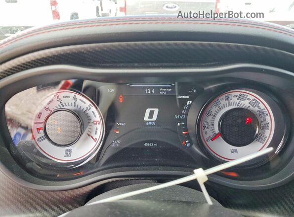 2C3CDZFJ4MH614271 2021 DODGE CHALLENGER Красный Вид щитка приборов