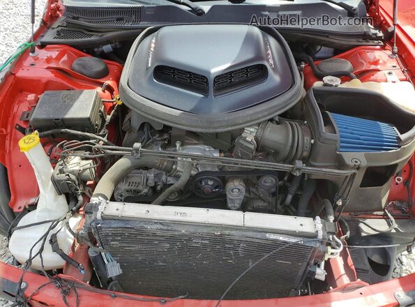 2C3CDZFJ4MH614271 2021 DODGE CHALLENGER Красный Вид задней части салона