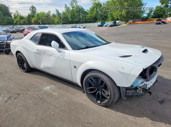 2C3CDZFJ5KH635322 2019 DODGE CHALLENGER White Delantero derecho