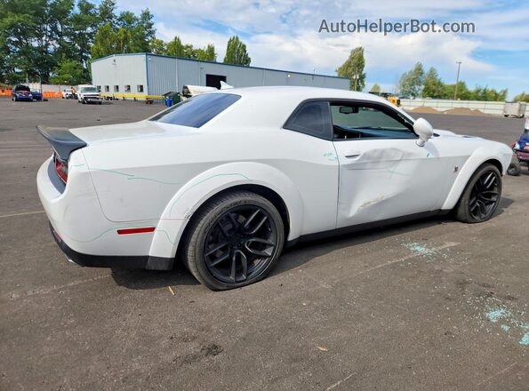 2C3CDZFJ5KH635322 2019 DODGE CHALLENGER White Trasero derecho