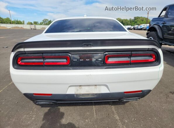 2C3CDZFJ5KH635322 2019 DODGE CHALLENGER White Vista trasera