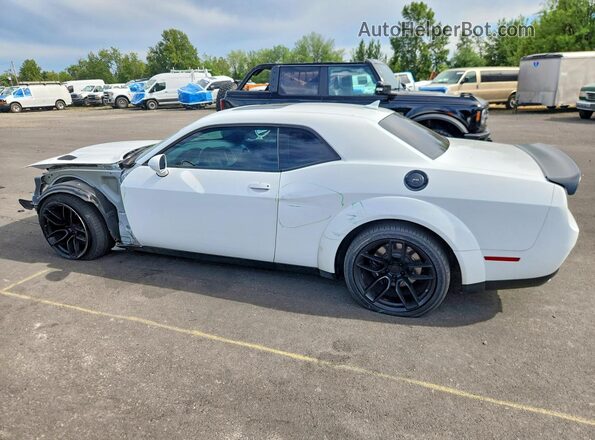 2C3CDZFJ5KH635322 2019 DODGE CHALLENGER White Trasero izquierdo