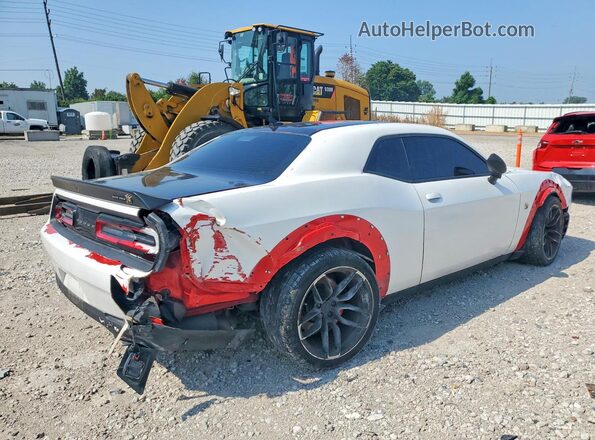 2C3CDZFJ5MH617910 2021 DODGE CHALLENGER White Rear right