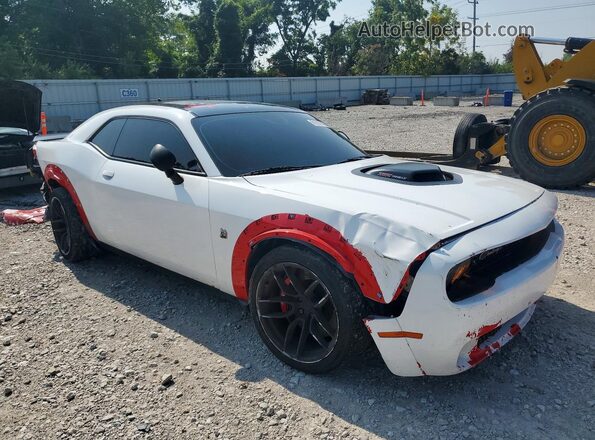 2C3CDZFJ5MH617910 2021 DODGE CHALLENGER White Front right