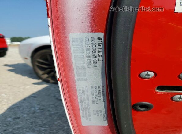 2C3CDZFJ5MH617910 2021 DODGE CHALLENGER White Engine compartment view