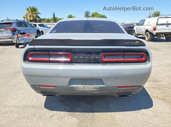 2C3CDZFJ5MH649806 2021 DODGE CHALLENGER Gray უკანა ხედი