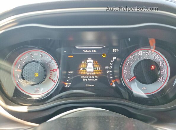 2C3CDZFJ5MH649806 2021 DODGE CHALLENGER Gray ხელსაწყოთა პანელის ხედი