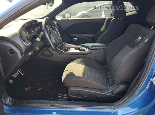 2C3CDZFJ5MH680781 2021 DODGE CHALLENGER Blue Widok wnętrza z przodu