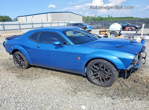 2C3CDZFJ5MH680781 2021 DODGE CHALLENGER Blue Przód prawy
