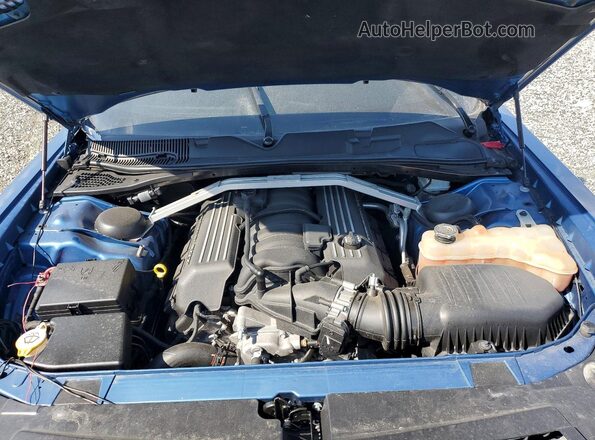 2C3CDZFJ5MH680781 2021 DODGE CHALLENGER Blue Widok wnętrza z tyłu
