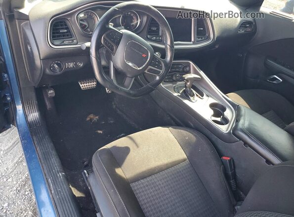 2C3CDZFJ5MH680781 2021 DODGE CHALLENGER Blue Widok deski rozdzielczej