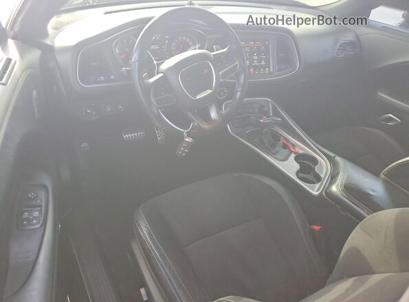 2C3CDZFJ5NH160257 2022 DODGE CHALLENGER Black Առջևի վահանակի տեսք
