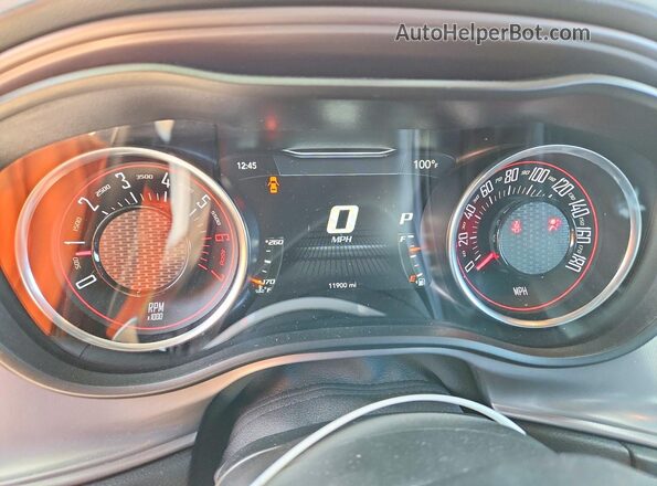 2C3CDZFJ5PH662575 2023 DODGE CHALLENGER Gray ხელსაწყოთა პანელის ხედი