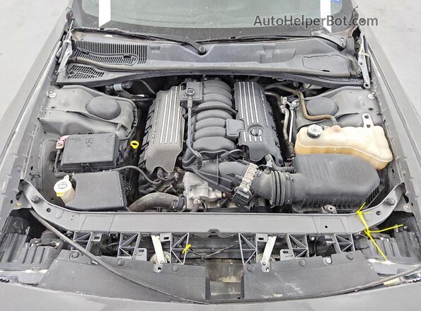 2C3CDZFJ6KH518266 2019 DODGE CHALLENGER Gray Rear interior view