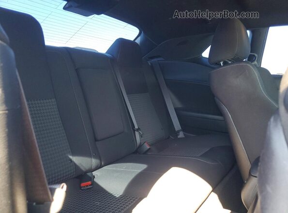 2C3CDZFJ6KH719214 2019 DODGE CHALLENGER Black Հետևի նստատեղերի տեսք