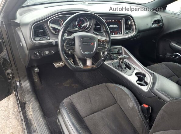 2C3CDZFJ6LH156649 2020 DODGE CHALLENGER Black Widok deski rozdzielczej