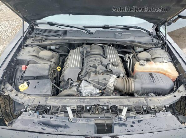 2C3CDZFJ6LH156649 2020 DODGE CHALLENGER Black Widok wnętrza z tyłu