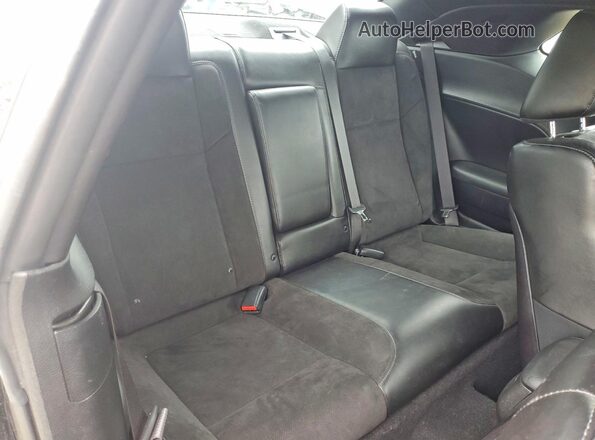 2C3CDZFJ6LH156649 2020 DODGE CHALLENGER Black Widok tylnych siedzeń