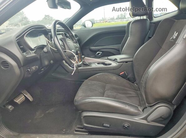 2C3CDZFJ6LH156649 2020 DODGE CHALLENGER Black Widok wnętrza z przodu