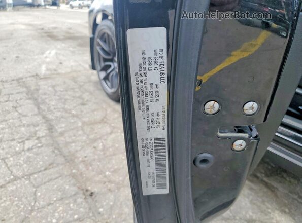 2C3CDZFJ6LH156649 2020 DODGE CHALLENGER Black Widok naklejki z numerem VIN