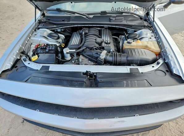 2C3CDZFJ6MH502376 2021 DODGE CHALLENGER Silver Rear interior view