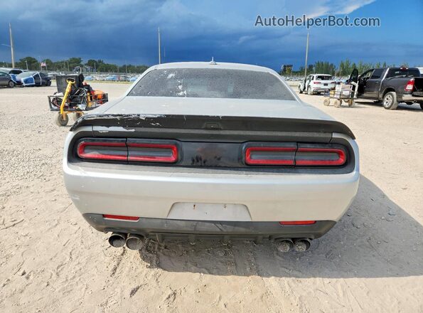 2C3CDZFJ6MH502376 2021 DODGE CHALLENGER Silver Rear view