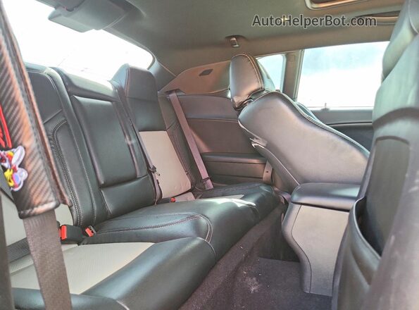2C3CDZFJ6MH502376 2021 DODGE CHALLENGER Silver Rear seats view