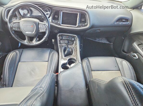 2C3CDZFJ6MH502376 2021 DODGE CHALLENGER Silver Dashboard view