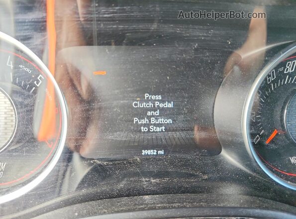 2C3CDZFJ6MH502376 2021 DODGE CHALLENGER Silver Instrument cluster view