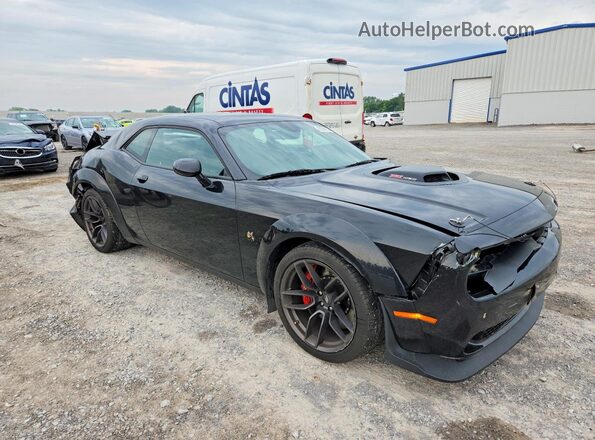 2C3CDZFJ6MH645179 2021 DODGE CHALLENGER Черный Передняя правая четверть