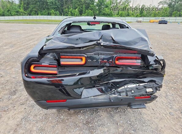 2C3CDZFJ6MH645179 2021 DODGE CHALLENGER Черный Вид сзади