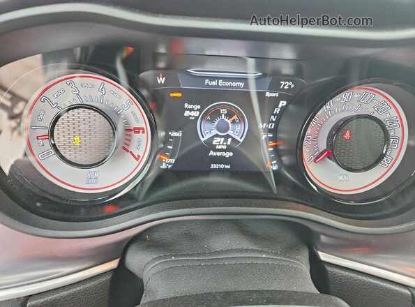 2C3CDZFJ6MH645179 2021 DODGE CHALLENGER Черный Вид щитка приборов