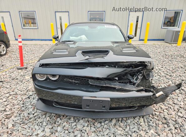 2C3CDZFJ6MH670230 2021 DODGE CHALLENGER Черный Вид спереди