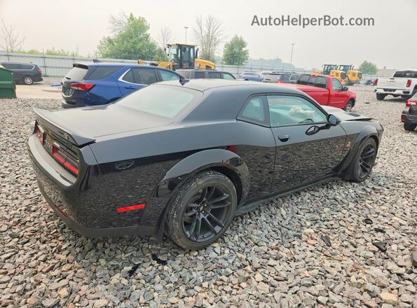 2C3CDZFJ6MH670230 2021 DODGE CHALLENGER Черный Задняя правая четверть