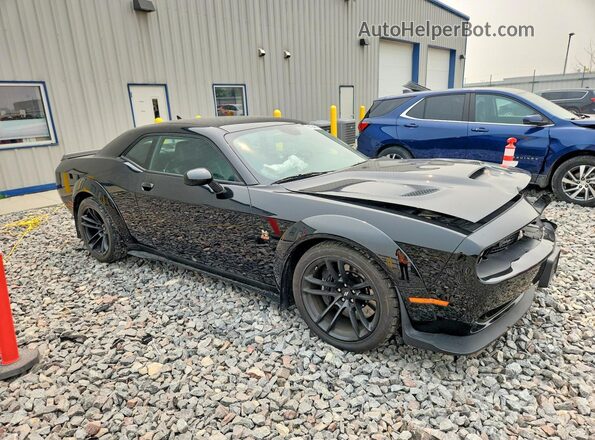 2C3CDZFJ6MH670230 2021 DODGE CHALLENGER Черный Передняя правая четверть