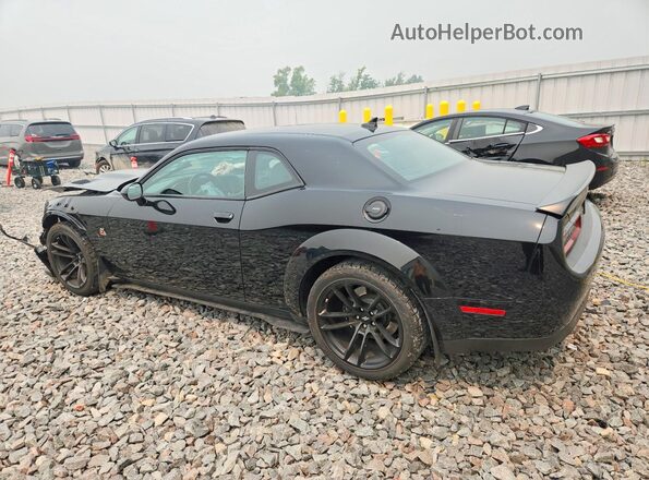 2C3CDZFJ6MH670230 2021 DODGE CHALLENGER Черный Задняя левая четверть