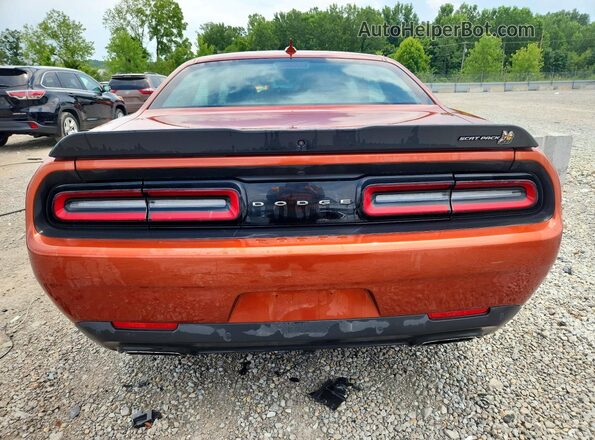 2C3CDZFJ6NH175060 2022 DODGE CHALLENGER Orange Vista trasera
