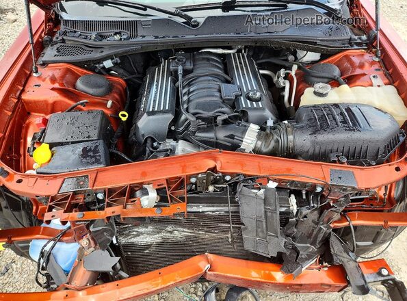 2C3CDZFJ6NH175060 2022 DODGE CHALLENGER Orange Vista interior trasera