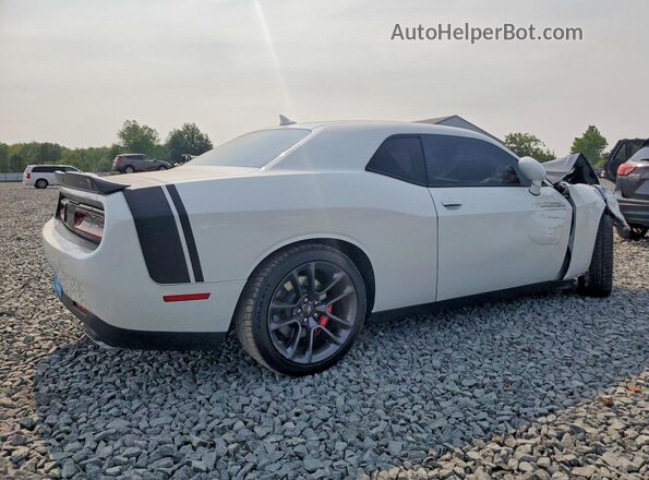 2C3CDZFJ6NH247438 2022 DODGE CHALLENGER Белый Задняя правая четверть