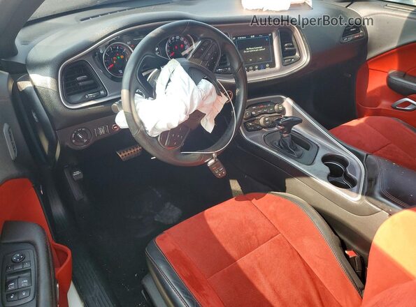 2C3CDZFJ6NH247438 2022 DODGE CHALLENGER Белый Вид панели приборов