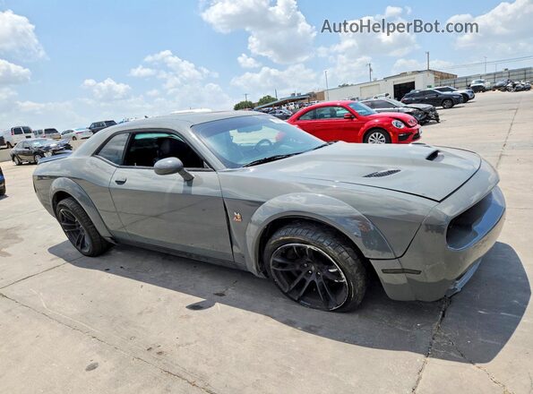 2C3CDZFJ6PH694516 2023 DODGE CHALLENGER Серый Передняя правая четверть