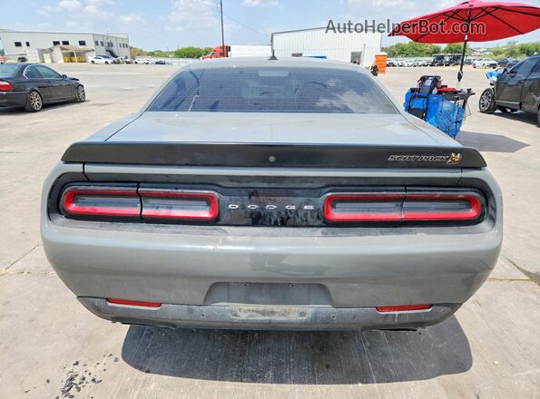 2C3CDZFJ6PH694516 2023 DODGE CHALLENGER Серый Вид сзади