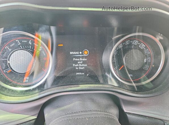 2C3CDZFJ6PH694516 2023 DODGE CHALLENGER Серый Вид щитка приборов