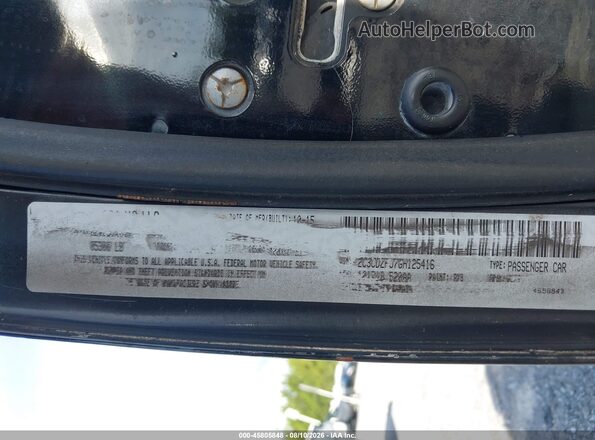 2C3CDZFJ7GH125416 2016 DODGE CHALLENGER Black Շարժիչի բաժամունքի տեսք