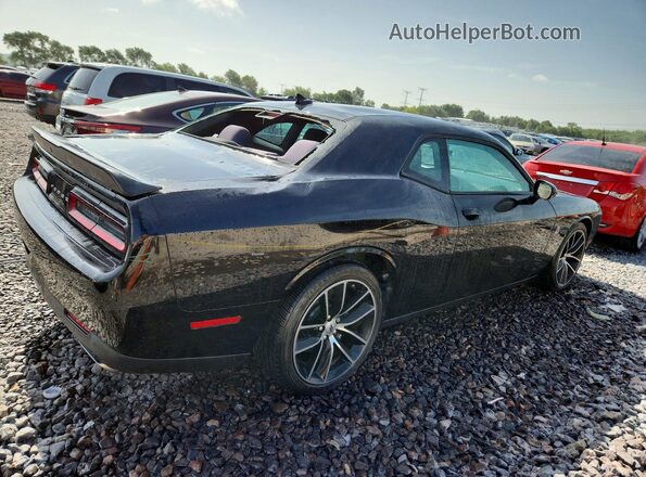 2C3CDZFJ7JH246180 2018 DODGE CHALLENGER Black უკანა მარჯვენა